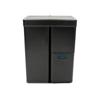 EKO Mirage Plus Sensor Recycler 30+2x15 liter - Staal - Zwart - thumbnail