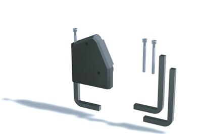 Bachmann 930.180 Bevestigingsklem Spanbereik 50 tot 80 mm 1 stuk(s)