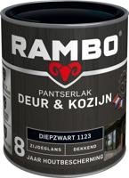 Rambo Pantserlak Deur & Kozijn Zijdeglans Dekkend - 750 ml Diepzwart - thumbnail