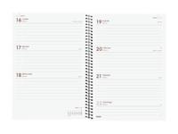 Agenda Finocam OPAQUE Zwart A5 15,5 x 21,2 cm 2026 - thumbnail