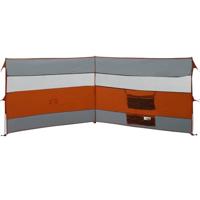 Windscherm camping waterdicht 340x130 cm grijs en oranje - thumbnail