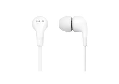 Philips E1105WT HiFi In-ear hoofdtelefoon, volumeregeling, wit