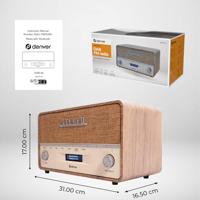 Denver DAB-36LW LIGHT WOOD Radio DAB+, VHF (FM) Hout (mat) - thumbnail
