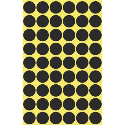 Etiket az 3140 rond 12mm zwart 270stuks