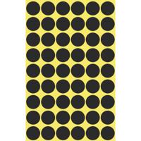 Etiket az 3140 rond 12mm zwart 270stuks - thumbnail