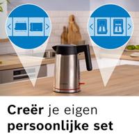 Bosch TWK6M480 MyMoment Waterkoker 1.7L 2400W RVS/Zwart - thumbnail