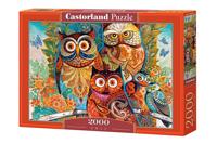 Selecta Castorland legpuzzel owls, 2000st. - thumbnail