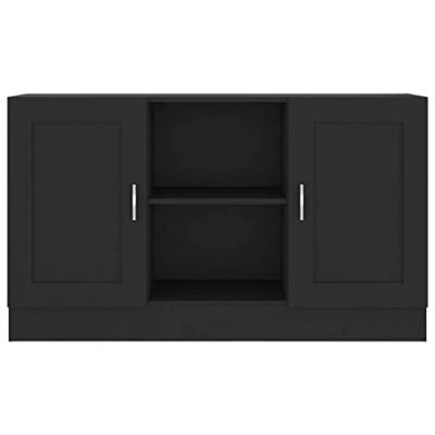 Dressoir 120x30,5x70 cm spaanplaat zwart Dressoir 120x30,5x70 cm spaanplaat zwart