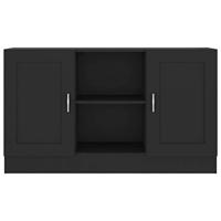 Dressoir 120x30,5x70 cm spaanplaat zwart - thumbnail