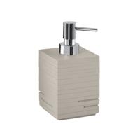 Zeepdispenser Sapho Quadrotto Vrijstaand 430 ML Polyresin Beige Sapho - thumbnail