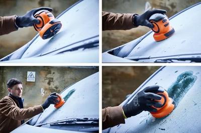 OSRAM IJskrabber (l x b x h) 156 x 145 x 140 mm Oranje, Zwart