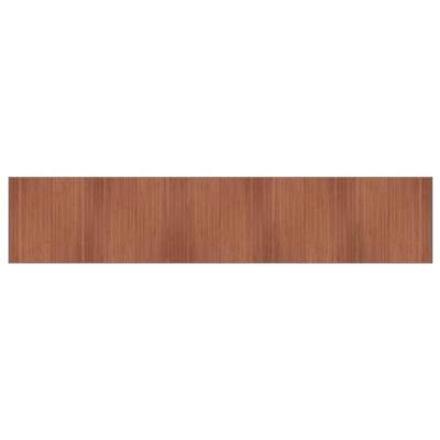Vloerkleed rechthoekig 100x1000 cm bamboe bruin - thumbnail