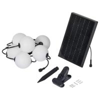 Sygonix SY-6662320 Lichtketting op zonne-energie 2.4 W Wit, Zwart - thumbnail