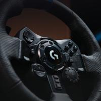 Logitech-G G923 Trueforce Sim Racing Wheel Playstation / PC - thumbnail