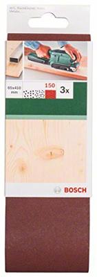 Bosch Accessoires Schuurband 65X410 mm | G150 | Rw | Ongeperf | Span | 3-delig - 2609256202