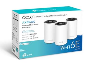 TP-Link Deco XE75 Mesh Wifi 6E (2-pack) Mesh router Wit - thumbnail