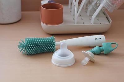 Borstel voor babyfles BEABA saliegroen Borstel voor babyfles BEABA saliegroen