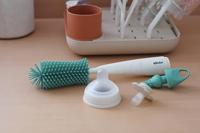 Borstel voor babyfles BEABA saliegroen - thumbnail