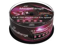 MediaRange MR208 CD-R 700MB 50stuk(s) lege cd - thumbnail