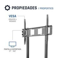 TV houder iggual IGG319093 37" 100" - thumbnail