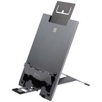 BakkerElkhuizen Ergo-Q Hybrid Pro, tablet- en laptopstandaard in één, 25 hoogteverstellingen, tot 16 inch, donkergrijs - thumbnail