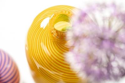 Leonardo Fili Colori Vaas geel 32 cm Leonardo Fili Colori Vaas geel 32 cm