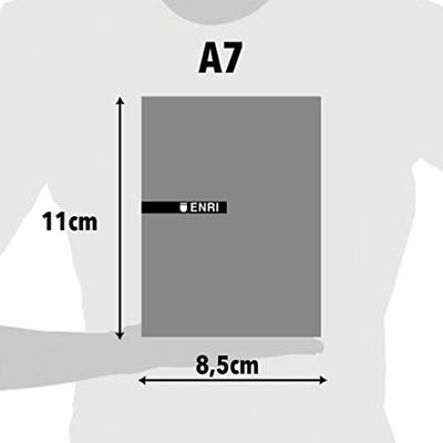 Schrijfblok ENRI Rood A7 80 Lakens (10 Stuks)