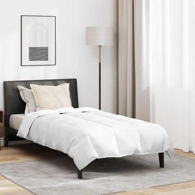 VidaXL Zomer dekbed met kussen 2 pcs wit donsveertjes VidaXL Zomer dekbed met kussen 2 pcs wit donsveertjes