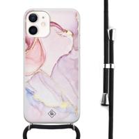 iPhone 12 mini hoesje met koord - Purple sky - thumbnail