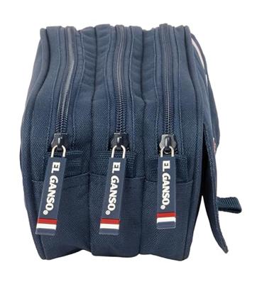 Pennenetui met 3 vakken El Ganso Eclipse Marineblauw 21,5 x 10 x 8 cm Pennenetui met 3 vakken El Ganso Eclipse Marineblauw 21,5 x 10 x 8 cm