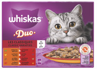 Classic Variaties in gelei maaltijdzakjes multipack 12x85g dierensnack Whiskas - Whiskas - thumbnail