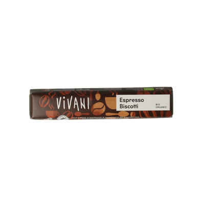 Vivani Chocolate To Go espresso biscotti bio 40 Gram