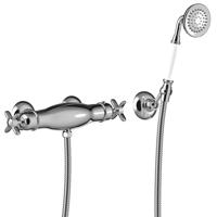 Douchemengkraan Tres Clasic Incl handdouche Chroom Tres - thumbnail