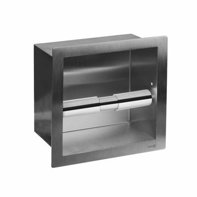 Closetrolhouder Inbouw LoooX Closed CL4 Vierkant RVS Looox Closetrolhouder Inbouw LoooX Closed CL4 Vierkant RVS Looox