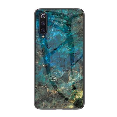Shop4 - Samsung Galaxy A70 Hoesje - Harde Back Case Marmer Blauw Shop4 - Samsung Galaxy A70 Hoesje - Harde Back Case Marmer Blauw