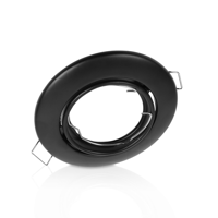 Inbouwspot armatuur kantelbaar Zwart | Voor Ø50mm spots | Ø78mm zaagmaat | ThatsLed | Spotjes in plafond | Inbouwspots | Spotjes woonkamer | Led spots - thumbnail