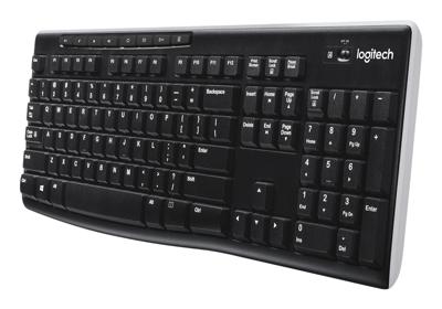 Logitech K270 toetsenbord Draadloos Zwart Azerty Belgisch