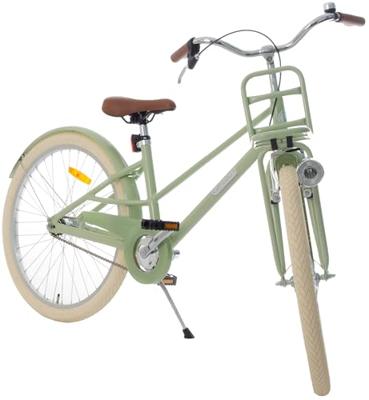AMIGO Urban Aluminium Frame 24 Inch Meisjes Terugtraprem Groen - thumbnail