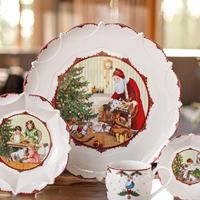 Villeroy & Boch Toy's Fantasy Plat bord groot kerstman en cadeau's - thumbnail