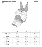 Le Mieux Vliegenmasker Armour donkerblauw maat:xs - thumbnail