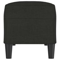 Bankje 100x35x41 cm stof zwart - thumbnail