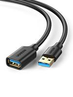 UGREEN 10368 USB-kabel USB 3.2 Gen1 USB-A stekker, USB-A bus 1 m Zwart - thumbnail