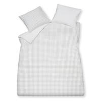 VanDyck PURE 54 percale Check anthracite Dekbedovertrek - thumbnail