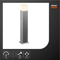 SLV 1000346 SQUARE POLE 90 Staande buitenlamp Energielabel: E (A - G) LED vast ingebouwd 20 W RVS - thumbnail