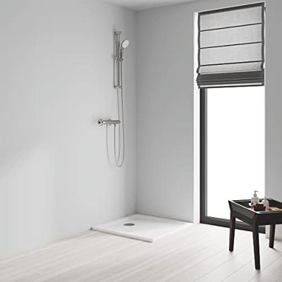 GROHE New Tempesta glijstangset met handdouche met 3 straalsoorten 9.5L/min. 60cm met doucheslang 175cm chroom/wit 27644001