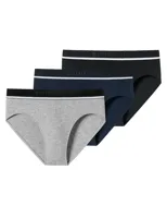 3-pack heren Heup slip 95/5 - Biologisch katoenen midi heren onderbroeken - ondergoed heren - thumbnail