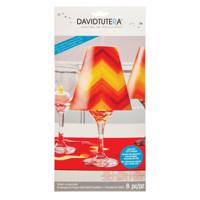 Darice • vellum shade x8 fiesta orange/red - thumbnail