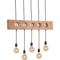 LABEL51 Hanglamp 'Timber', Mangohout, 145cm - thumbnail