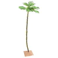 VidaXL Palmboom led 136 led&apos;s warmwit 220 cm - thumbnail