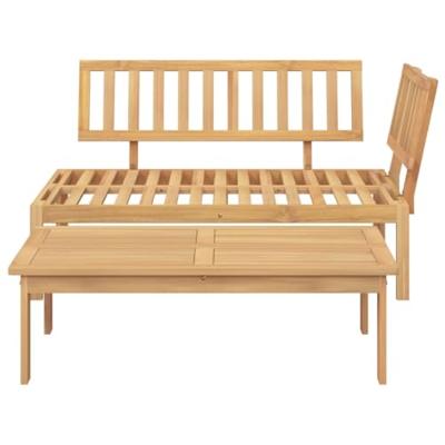 2-delige Loungeset pallet massief acaciahout - thumbnail